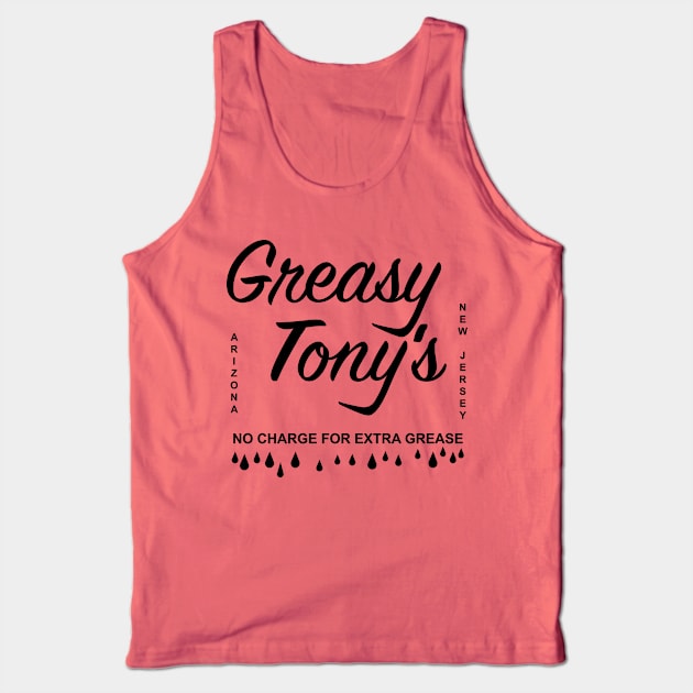 Greasy Tony's Tank Top by triggerleo